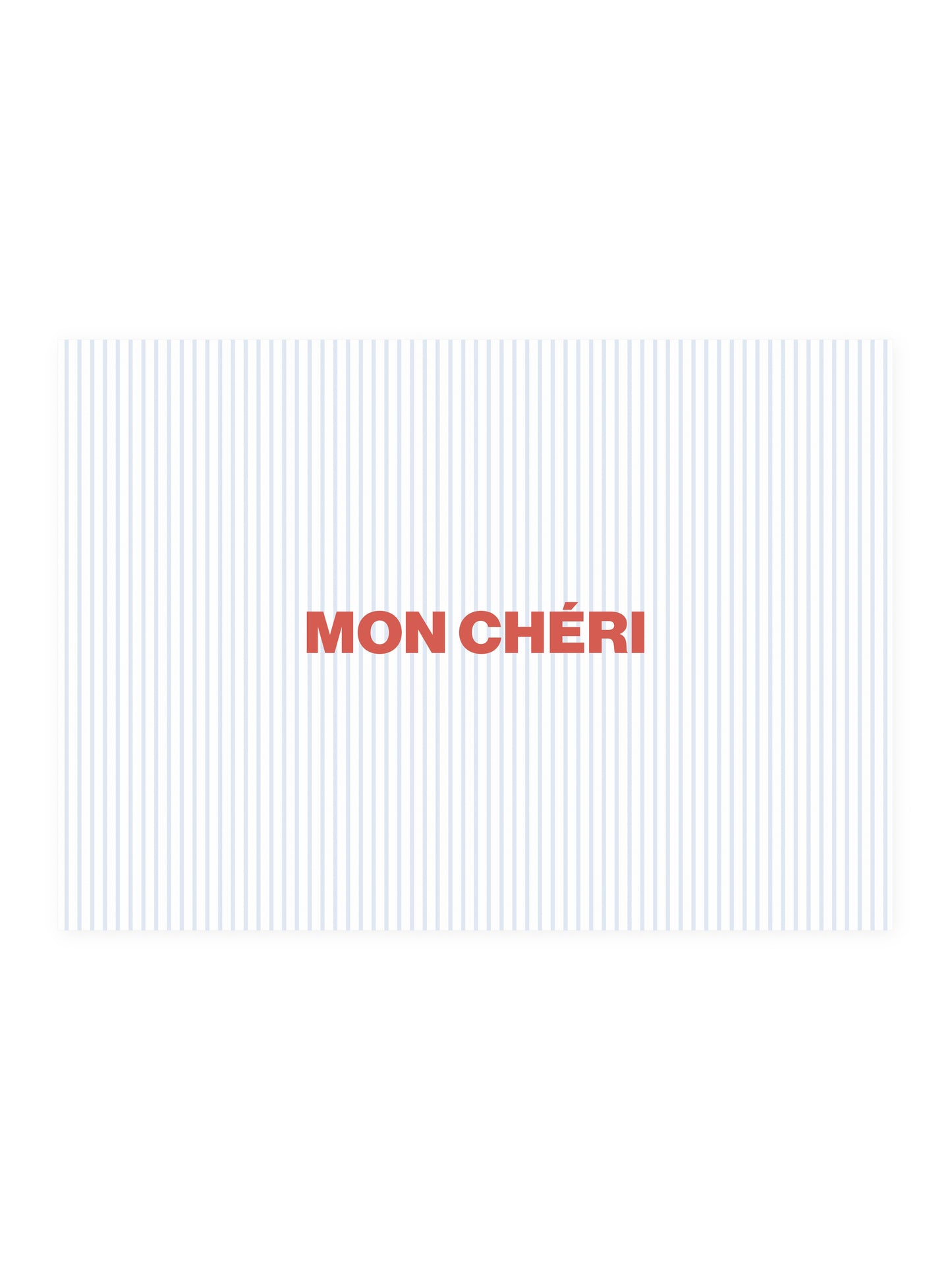 Postkarte 'Mon Chéri'