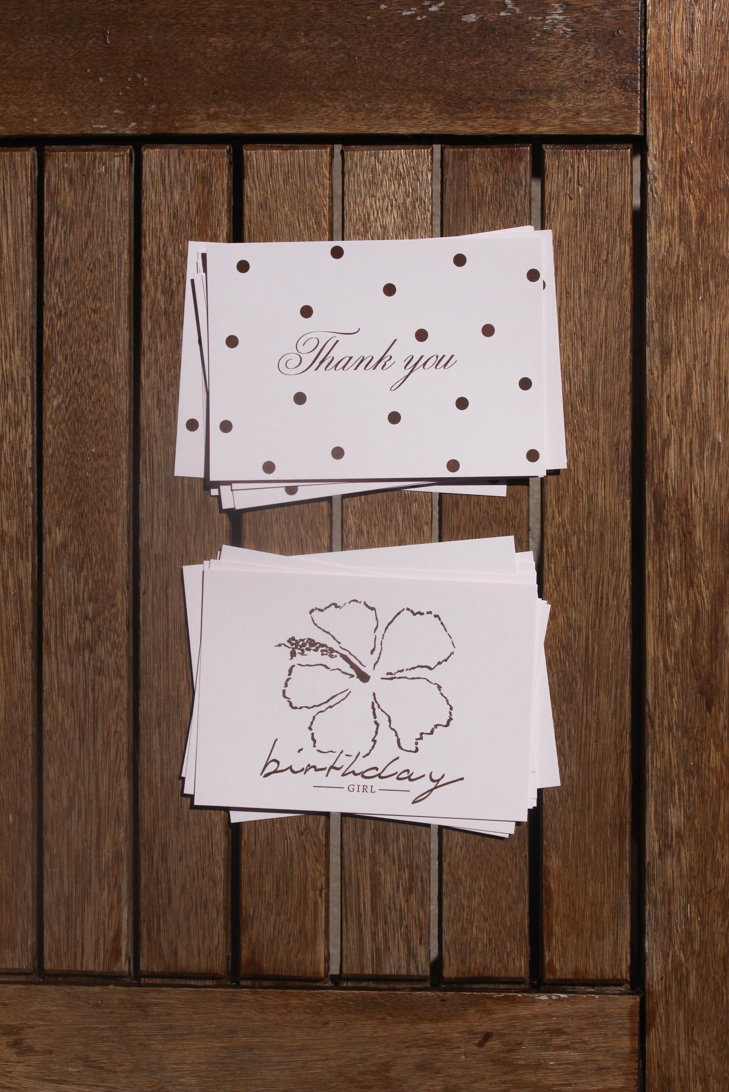 Postkarte 'Thank you' Polka Dots (Risographie)