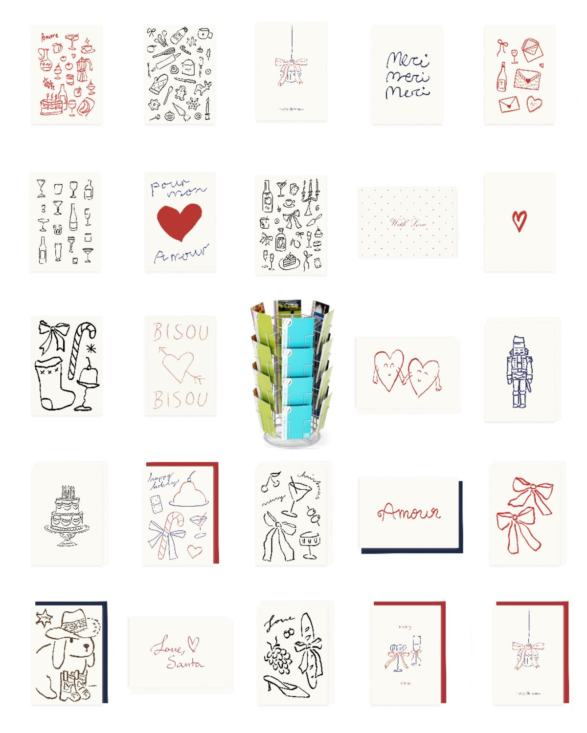 Postkarten & Klappkarten Bestseller-Paket mit 24 Motiven
(12 Postkarten-Motive & 12 Klappkarten-Motive)