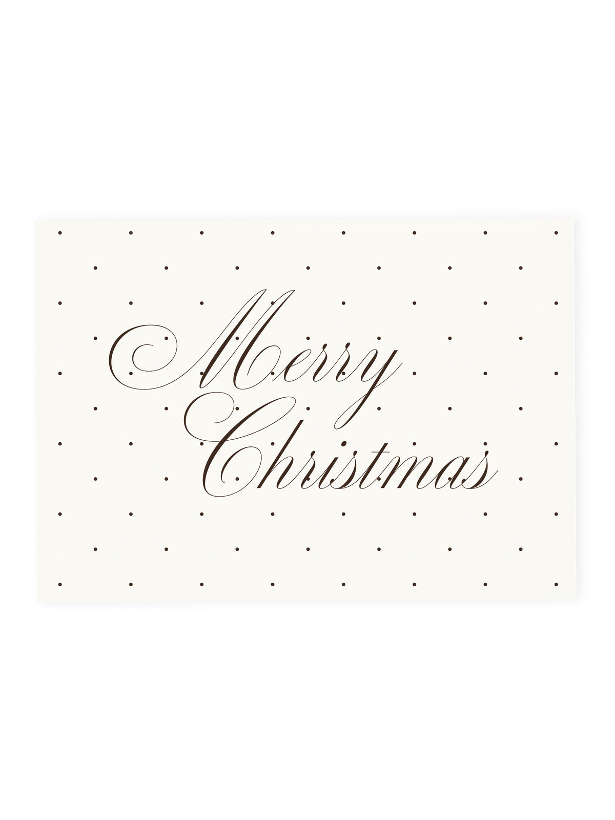 Postkarte 'Merry Christmas' Polka Dots (Risographie)