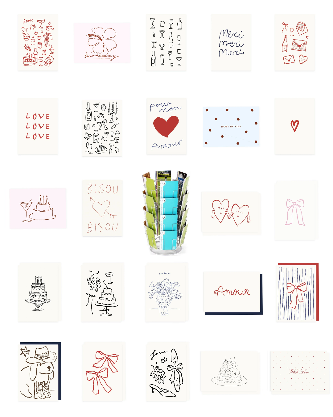 Postkarten & Klappkarten Bestseller-Paket mit 24 Motiven
(12 Postkarten-Motive & 12 Klappkarten-Motive)