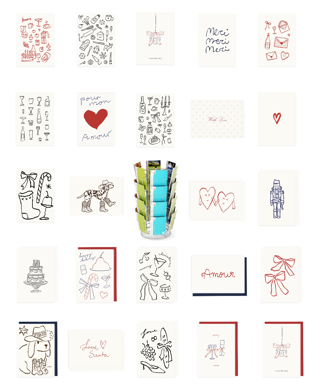 Postkarten & Klappkarten Bestseller-Paket mit 24 Motiven
(12 Postkarten-Motive & 12 Klappkarten-Motive)